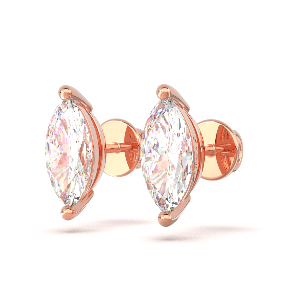 ETERNA Sagittarius Marquise Stud Earrings - Image 5