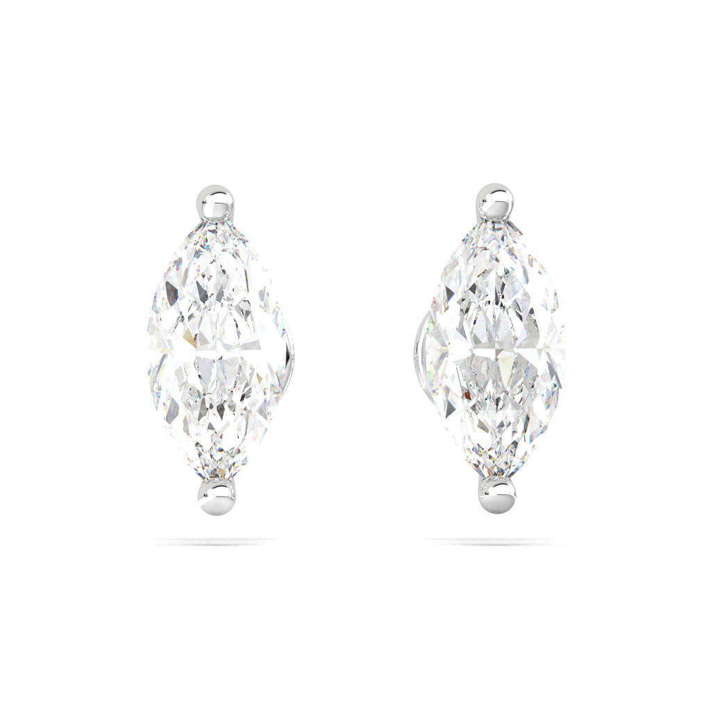 ETERNA Sagittarius Marquise Stud Earrings - Image 4