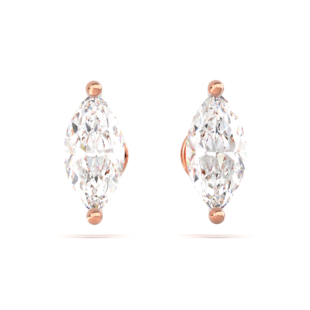 ETERNA Sagittarius Marquise Stud Earrings - Image 8