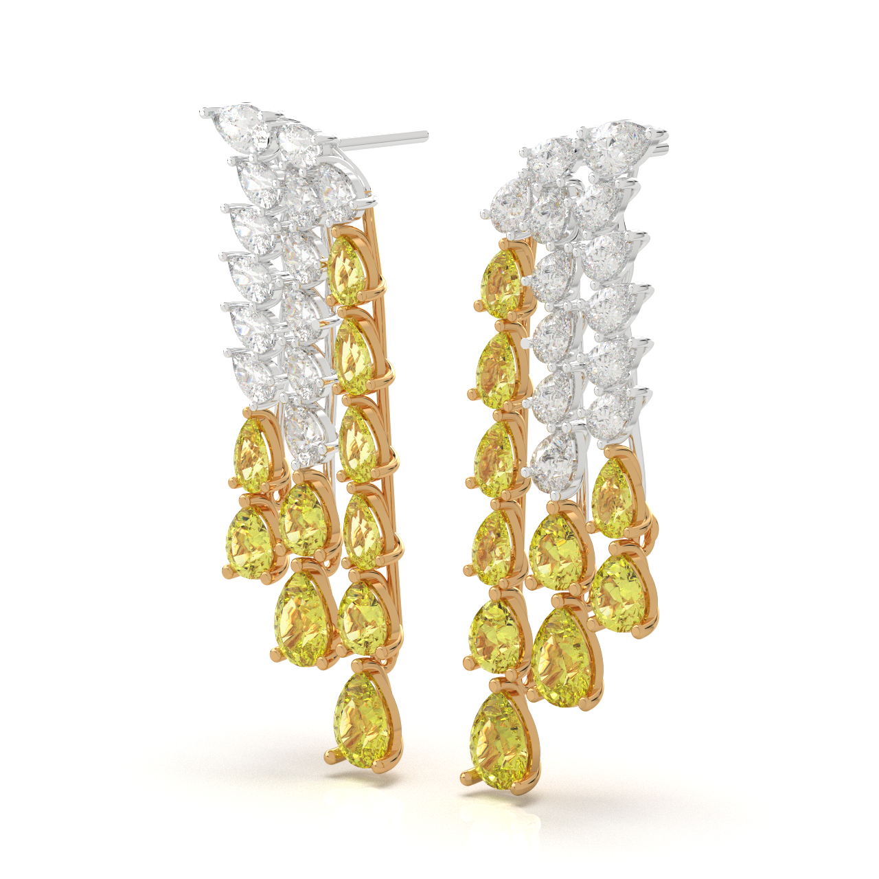 ETERNA Royal Cascade Earrings - Image 7
