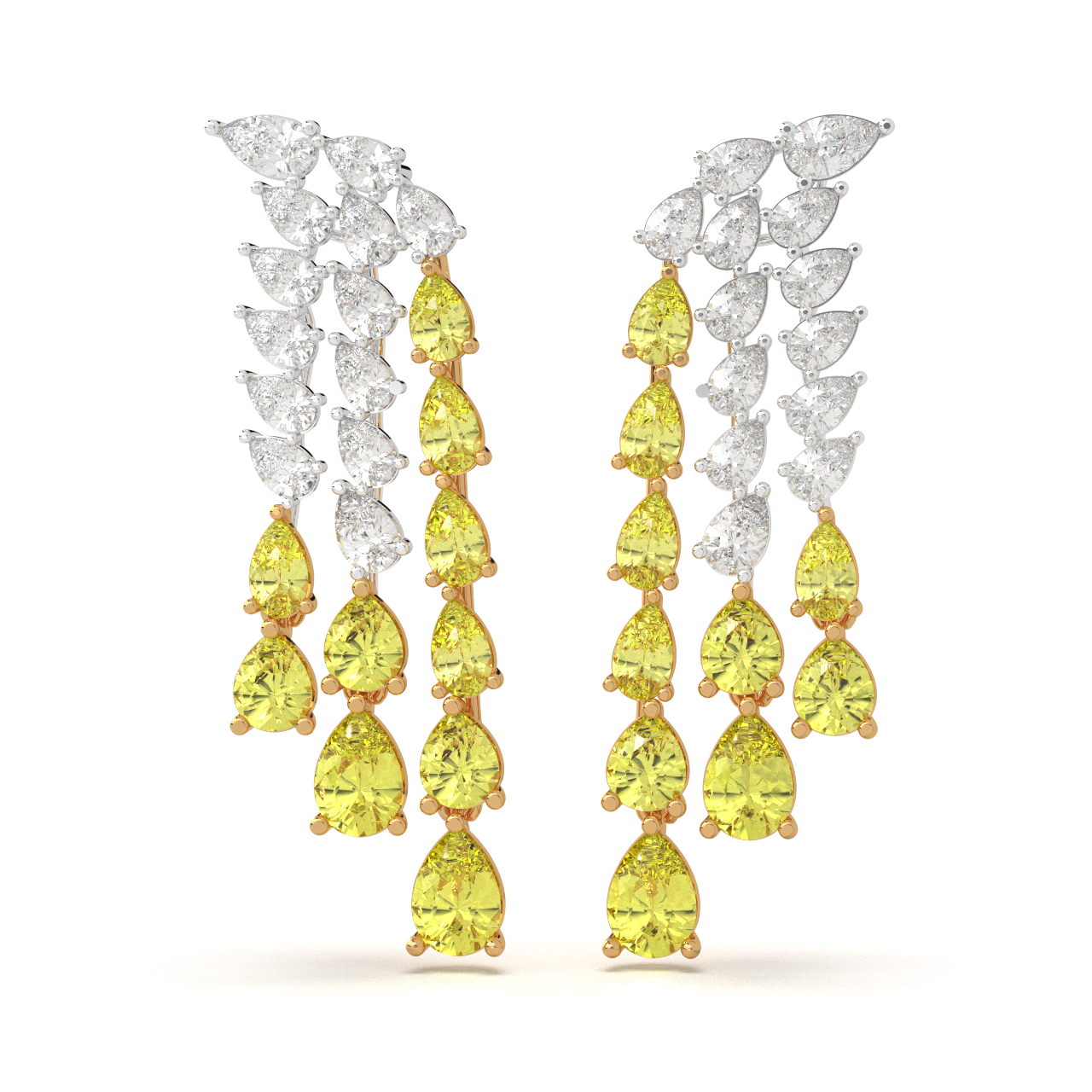 ETERNA Royal Cascade Earrings - Image 3