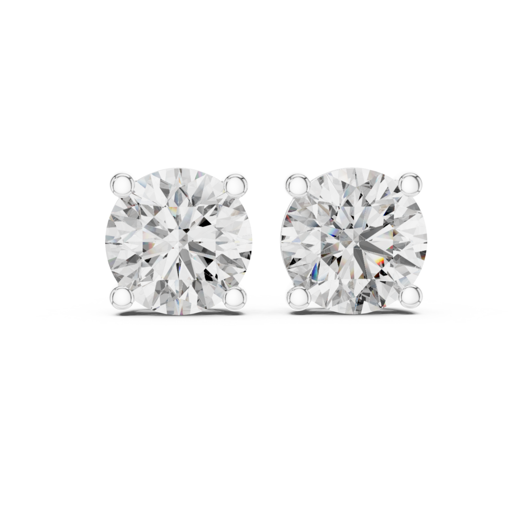 Solenne Radiant Diamond Studs