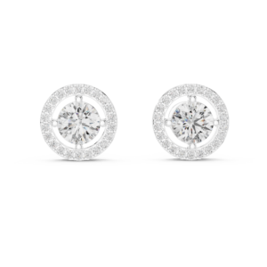Orvessa Halo Diamond Studs