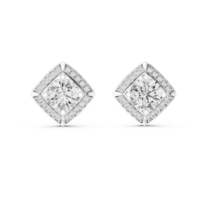 Valenza Frame Diamond Studs