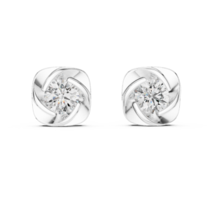Velmora Spiral Embrace Diamond Studs