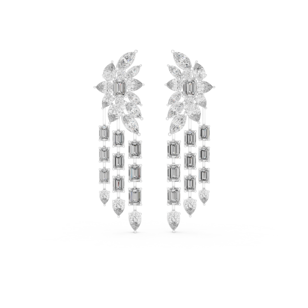 Aurelia Cascade Royale Earrings
