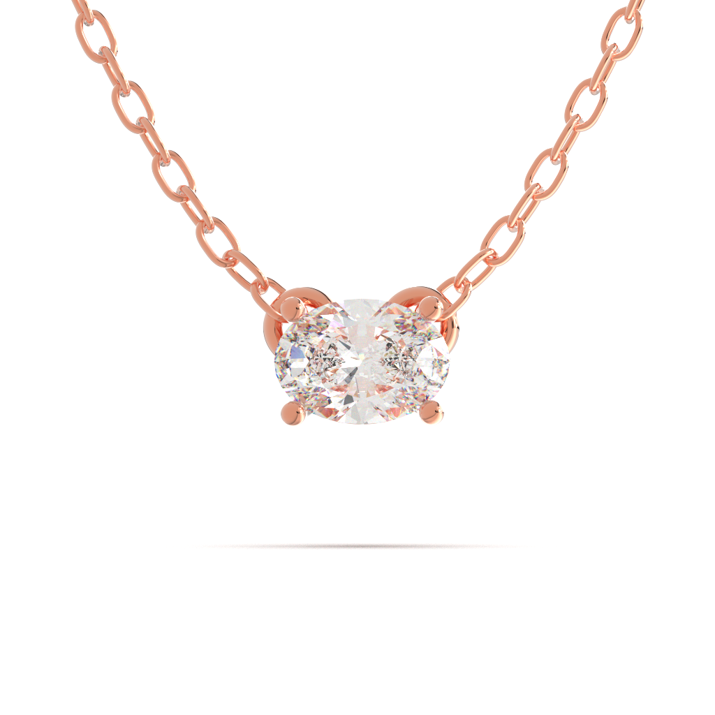 ETERNA Aquarius Oval Classic Necklace - Image 5