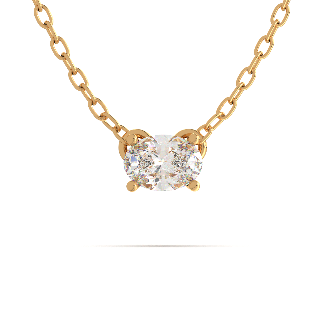 ETERNA Aquarius Oval Classic Necklace - Image 9