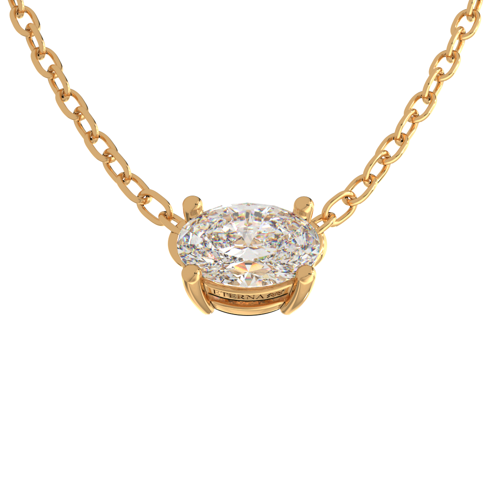 ETERNA Aquarius Oval Classic Necklace - Image 11