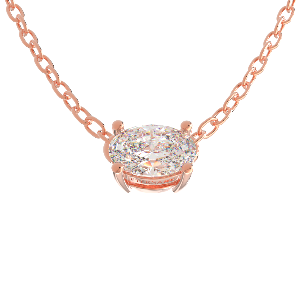 ETERNA Aquarius Oval Classic Necklace - Image 7