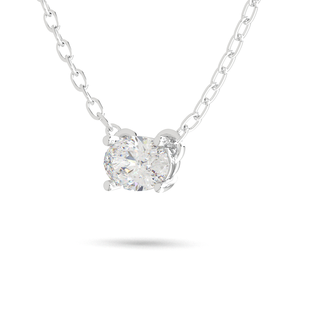 ETERNA Aquarius Oval Classic Necklace - Image 4