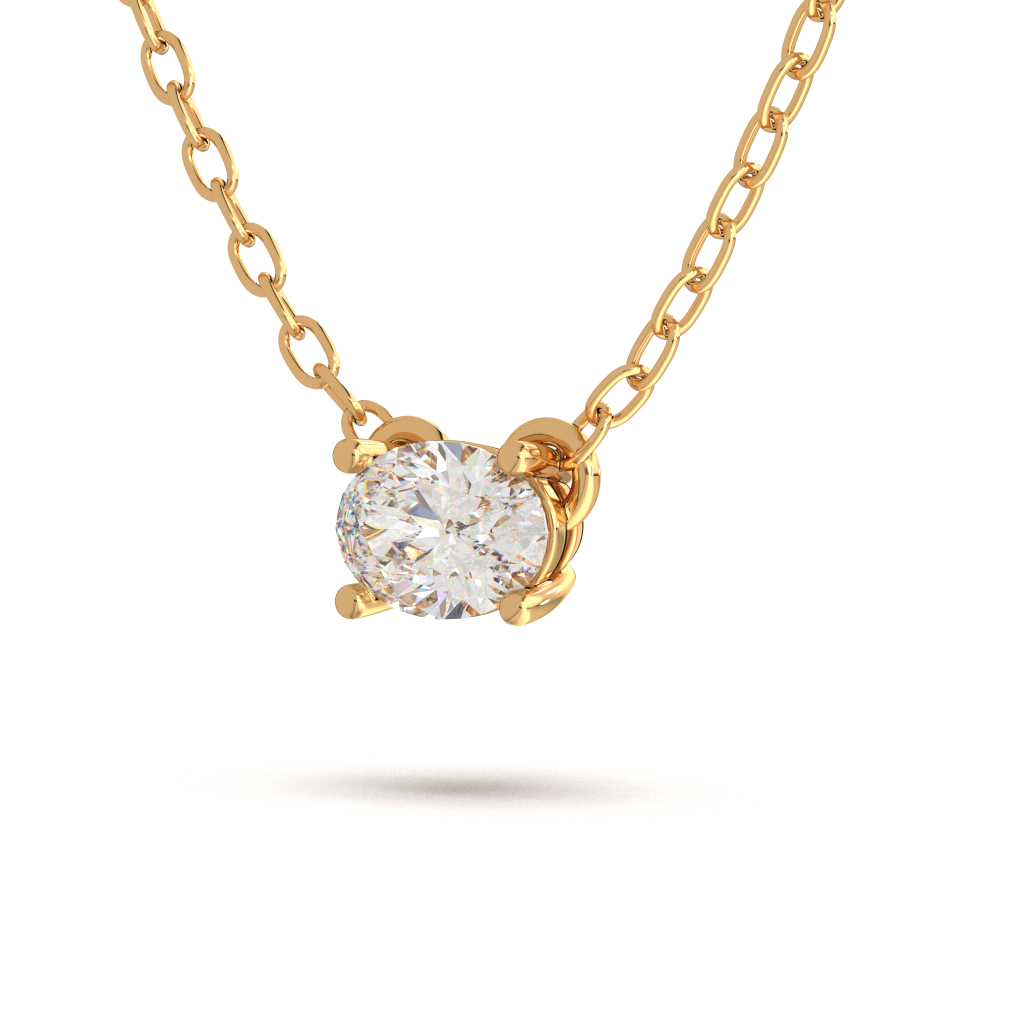 ETERNA Aquarius Oval Classic Necklace - Image 12