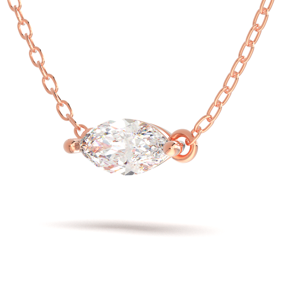 ETERNA Sagittarius Marquise Classic Necklace - Image 8