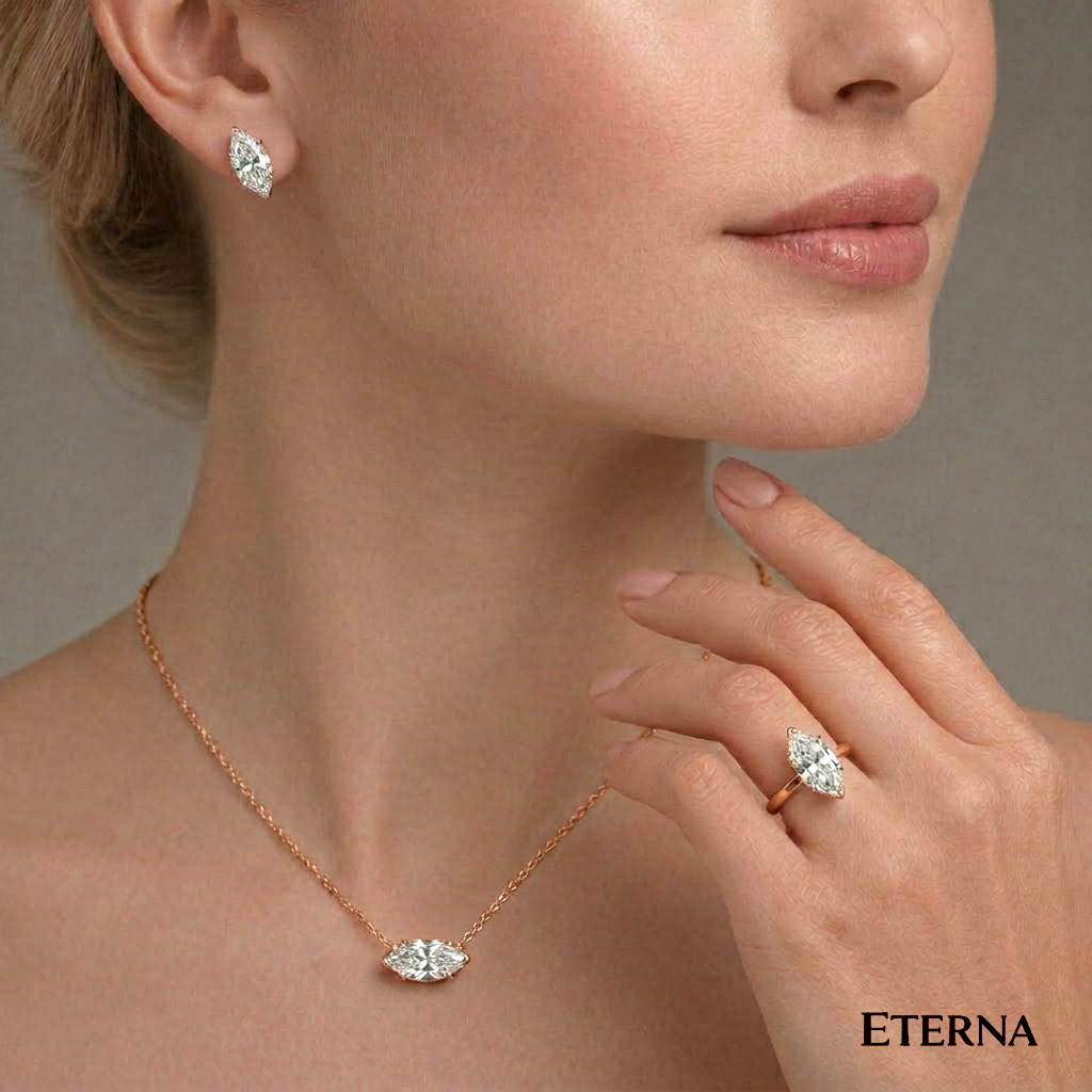 ETERNA Sagittarius Marquise Classic Necklace - Image 6