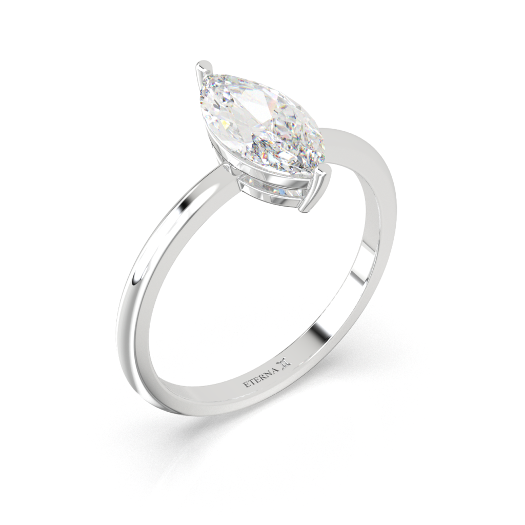 ETERNA Gemini Marquise Solitaire Ring
