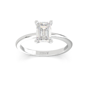 ETERNA Taurus Emerald Solitaire Ring