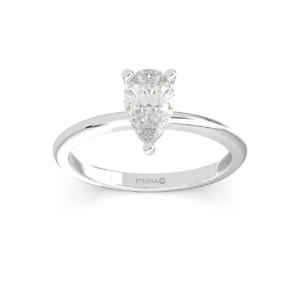 ETERNA Cancer Pear Solitaire Ring
