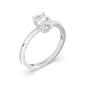 ETERNA Libra Oval Solitaire Ring