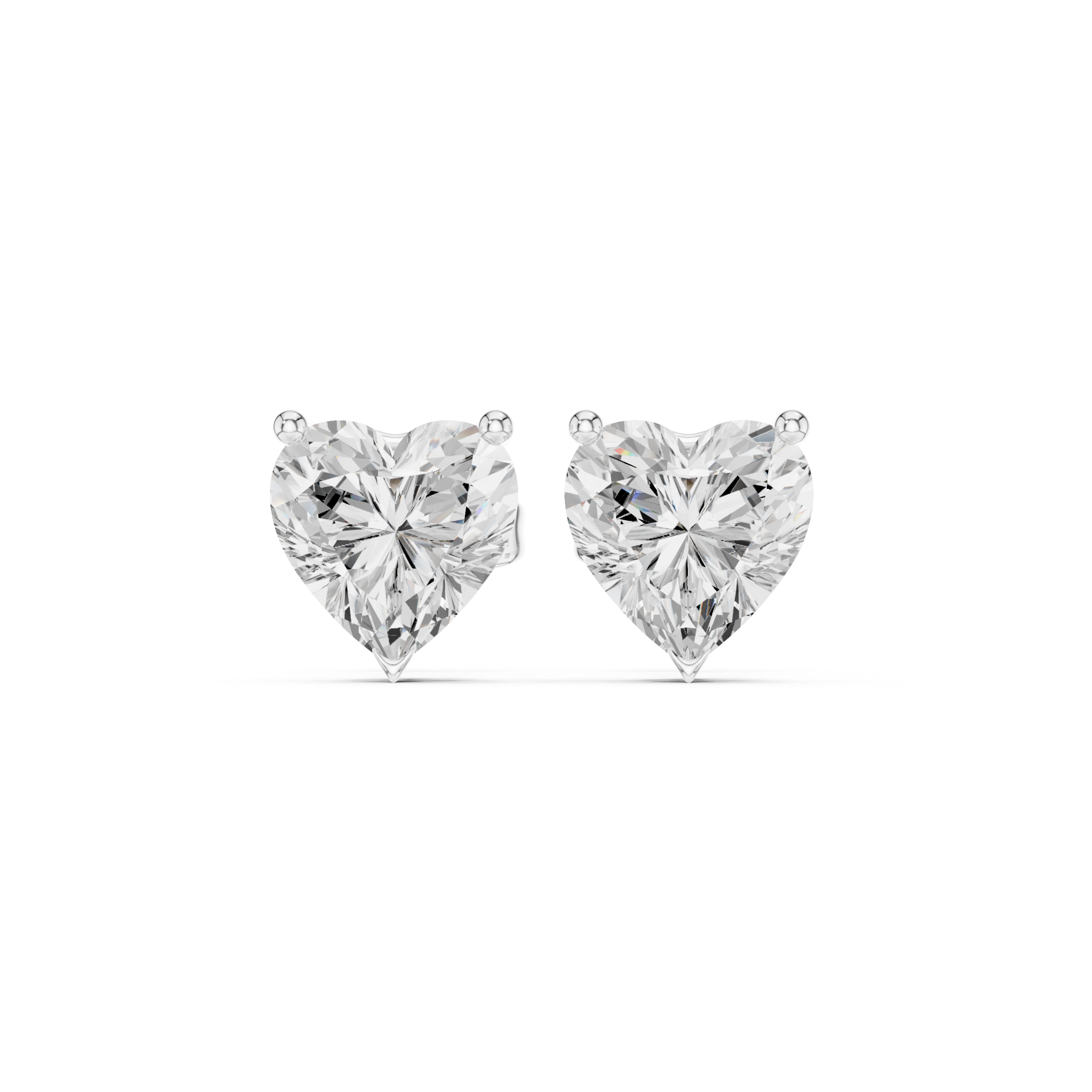 Amoura Heart Radiance Diamond Studs