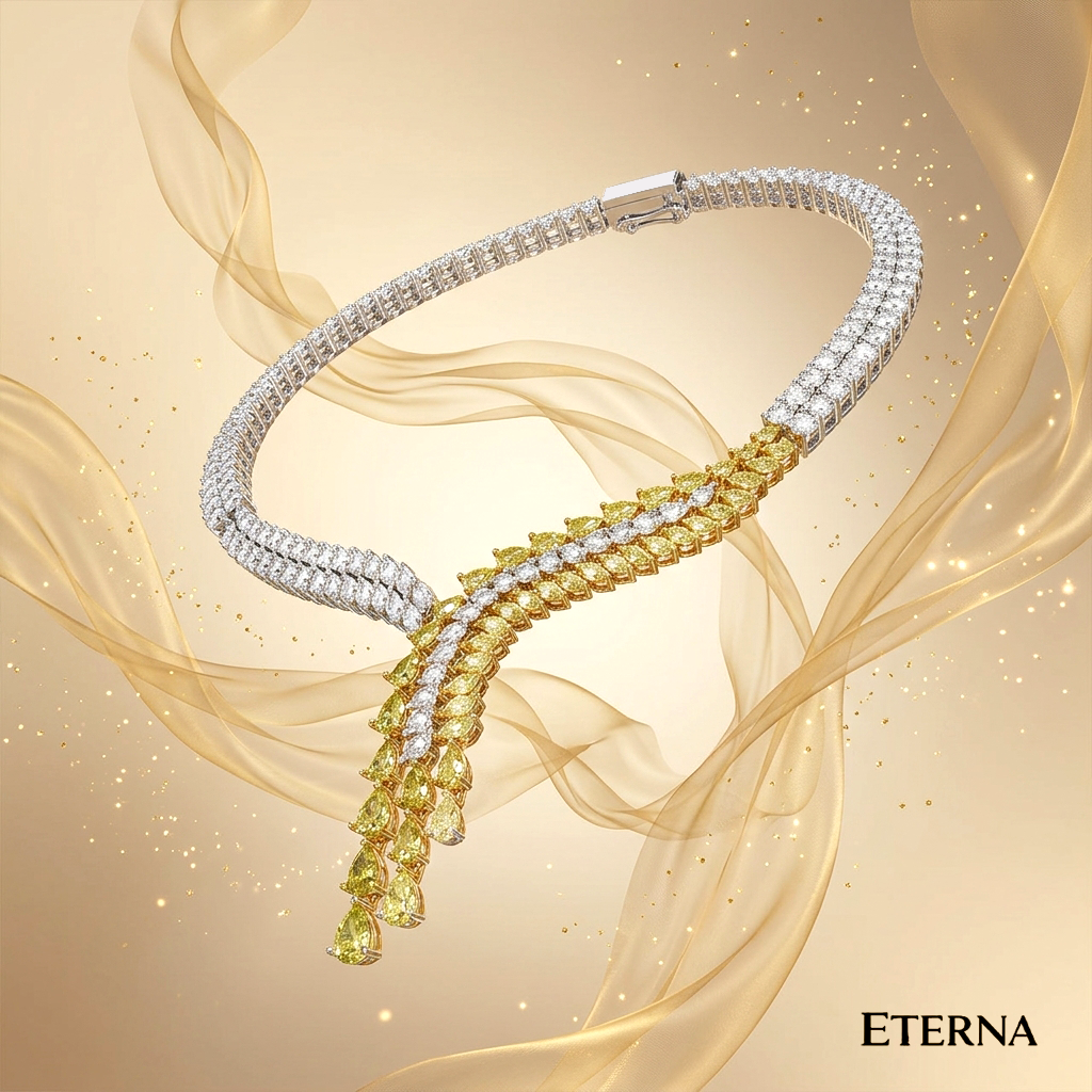ETERNA Royal Cascade Necklace - Image 6