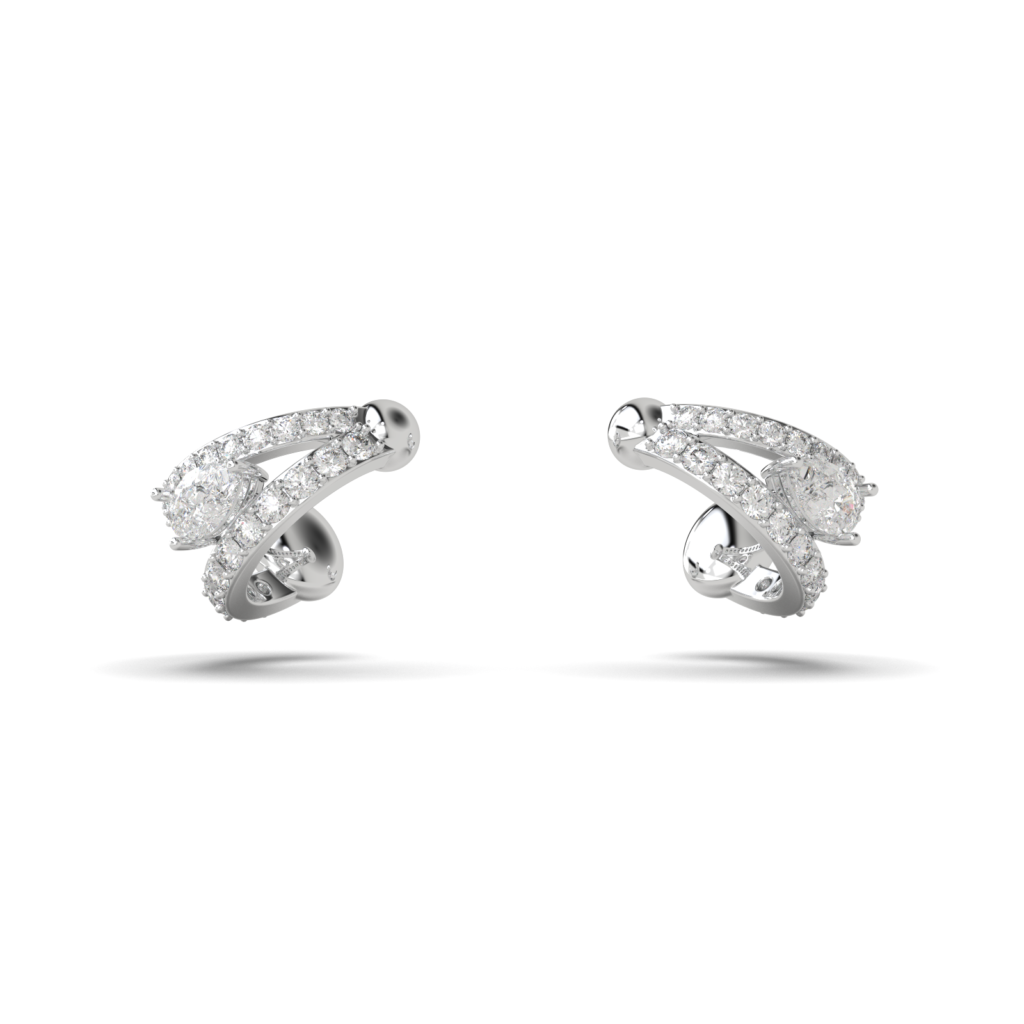 Celeste Whisper Cuff Earrings
