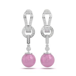 Blush Éternelle Pearl Drop Earrings